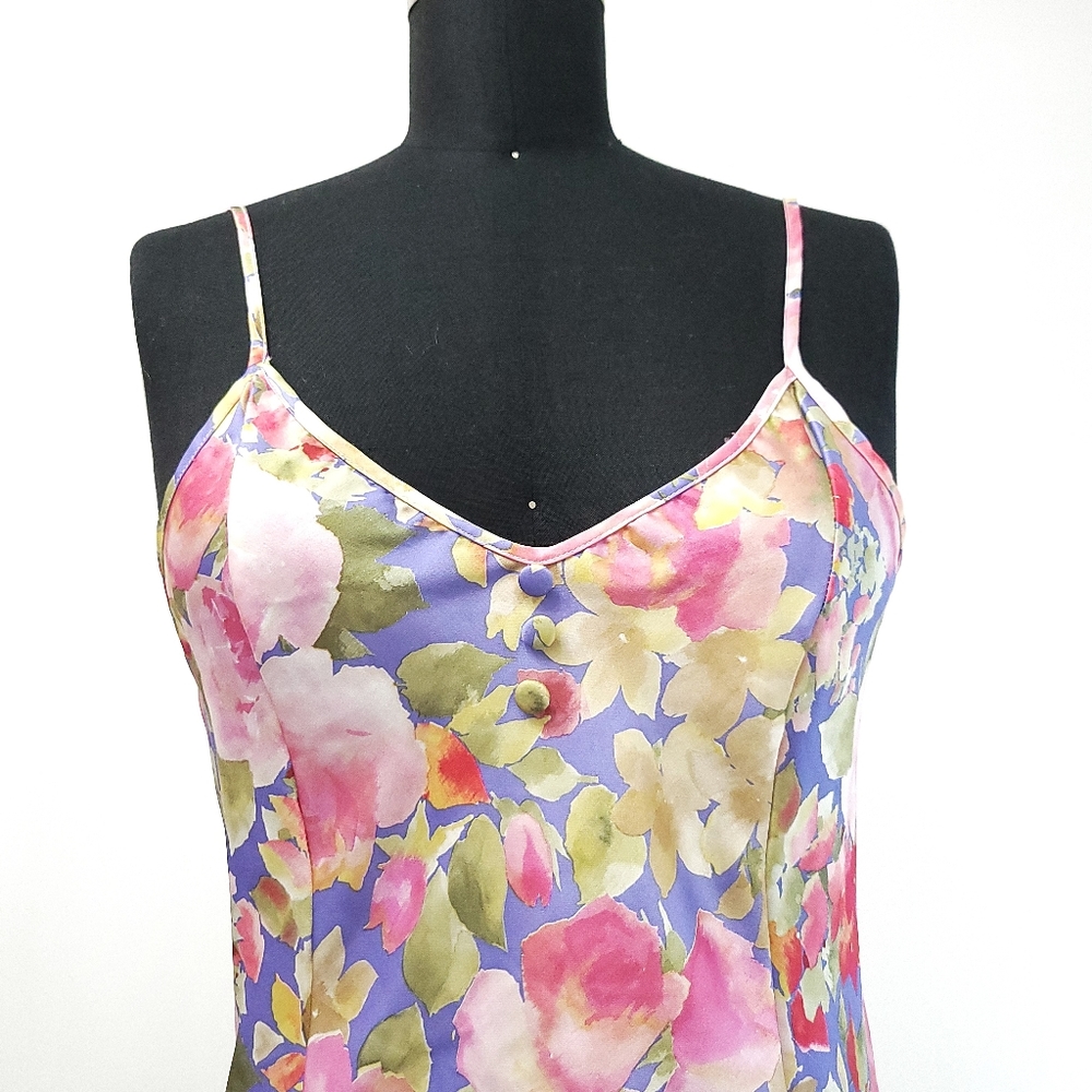 Etam Paris Y2K Euro French Fairycore Lingerie Floral Flirty Mini Dress - Picture 3 of 12